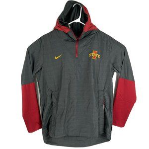 Nike On-Field Iowa State Cyclones 1/4 Zip Windbreaker Size Large CQ5213-060